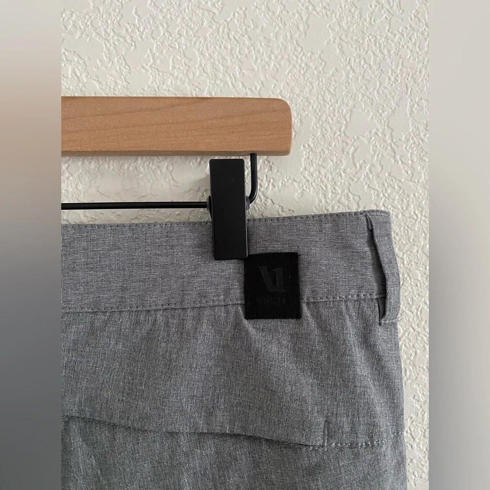 Vuori Men's Aim Chino Pants, Gray, Size 36, Stretch Performance Golf Active V431 - Picture 4 of 16